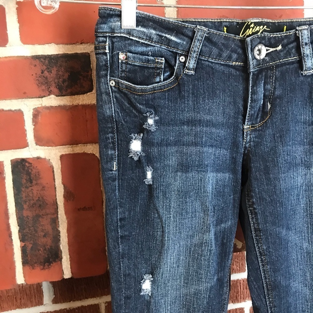 🔥Garage Super  Skinny Distressed Jeans 05 - Picture 4 of 8